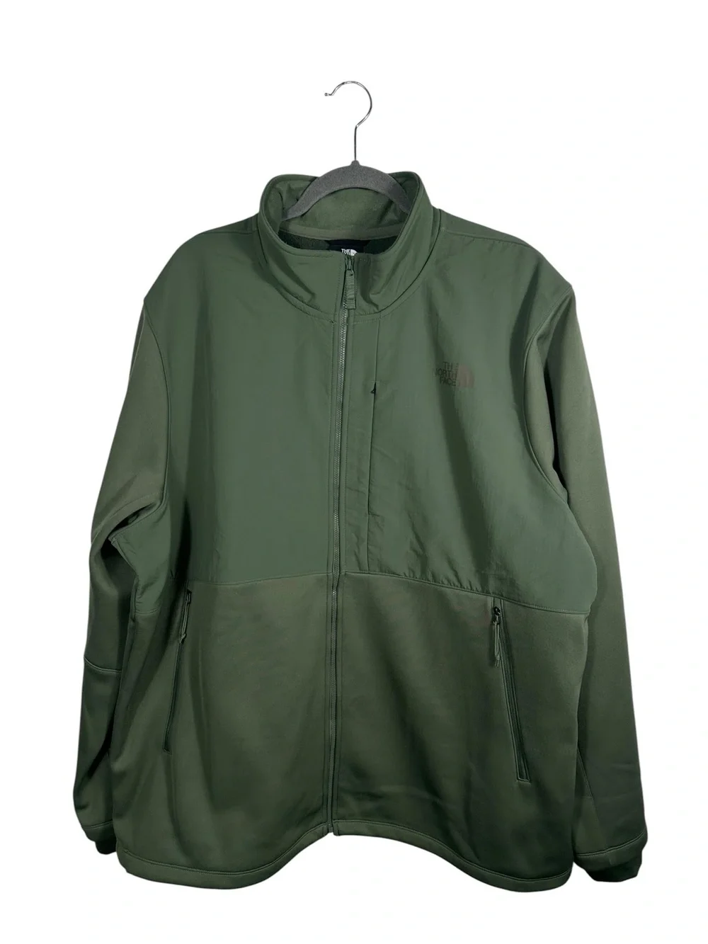The North Face Apex Quester Full Zip Soft Shell Jacket Men’s XXL Olive Green